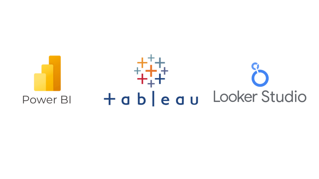 PowerBi Tableau and Looker Logo